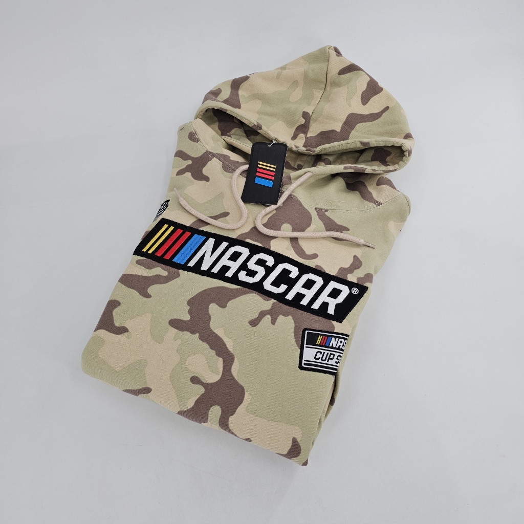 Nascar Cup Series Crew Sweatshirt Camo Pullover Hoodie Men's Top